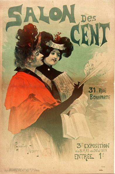  POSTER SALON DES CENT 3 MAI 1894