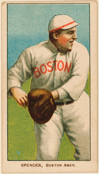  POSTER TUBBY SPENCER BOSTON RED SOX C11910