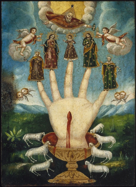  UNKNOWN ALL POWERFUL HAND 19TH CENTURY