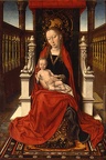 MEMLING HANS AFTER ENTHRONED MARIA WITH CHILD