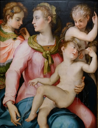 PORTELLI CARLO VIRGIN AND CHILD INFANT JOHN AND ST. MARGARET 1545 1550 PRINCETON